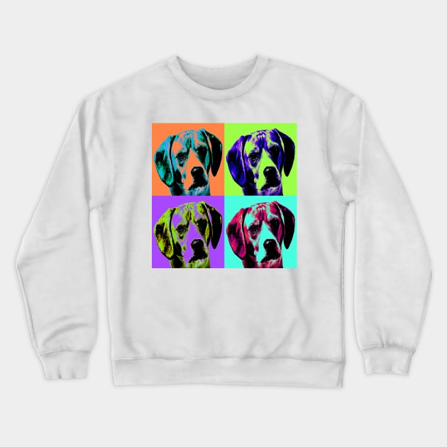 Beagle Pop Art Design Crewneck Sweatshirt by Naves